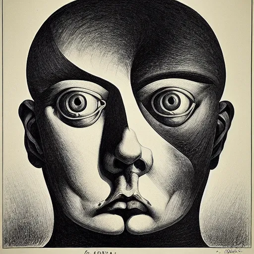 Image similar to lithography on paper secret conceptual figurative post - morden monumental dynamic portrait drawn by goya and escher and hogarth, inspired by magritte, illusion surreal art, highly conceptual figurative art, intricate detailed illustration, controversial poster art, polish poster art, geometrical drawings, no blur