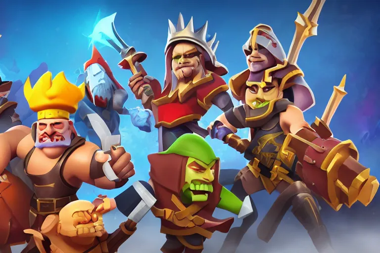 Image similar to new clash royal characters