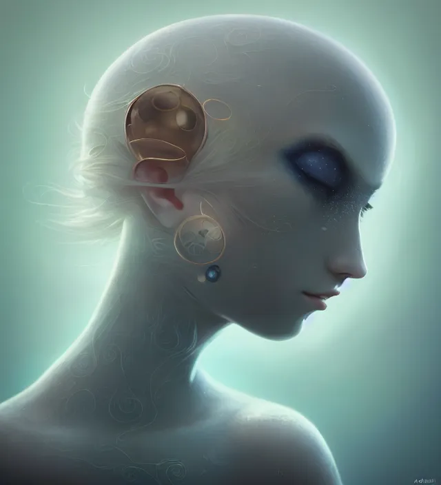 Prompt: cute anthropomorphic earth by charlie bowater and anna dittmann and artgerm and clemens ascher, portrait, intricate, elegant, blue mist, product shot, macro, symmetrical face, highly detailed, dramatic lighting, sharp focus, octane render, trending on artstation, artstationhd, artstationhq, unreal engine, 4 k, 8 k