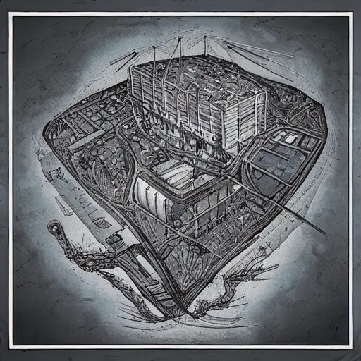 Prompt: “ geoff darrow ” “ gray ’ s anatomy ” diablo canyon aerial horror shape 1 0 2 4 x 1 0 2 4