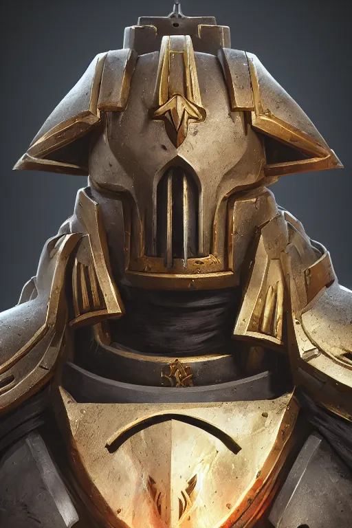 Image similar to armor portrait heros warhammer 4 0 k horus heresy fanart - the primarchs emperor by johannes helgeson animated with vfx concept artist & illustrator global illumination ray tracing hdr fanart arstation zbrush central hardmesh 8 k octane renderer comics stylized