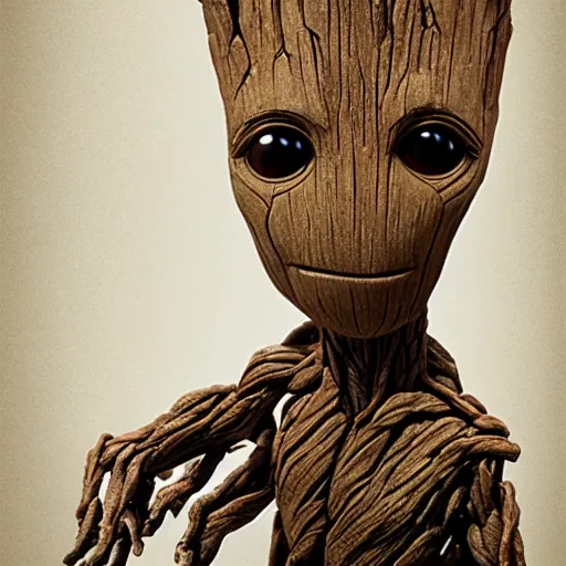 Image similar to groot as a gentleman, studio shot 1 0 0 mm, trending on behance, 8 k