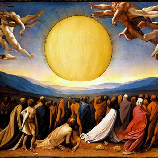 Prompt: genesis, the creation of the world, richly detailed realistic