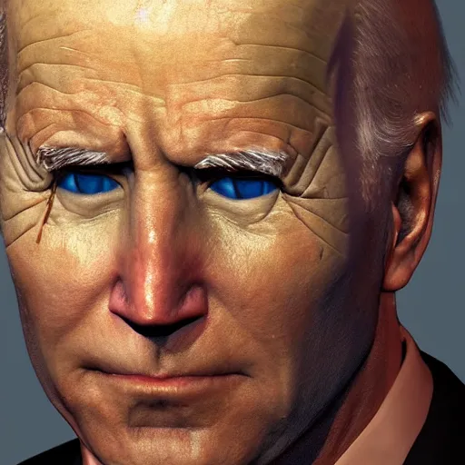 Image similar to biden in dante's inferno painting, crosses, dark beauty, rotten gold, closeup faces, extremely detailed, cinema 4 d, unreal engine.