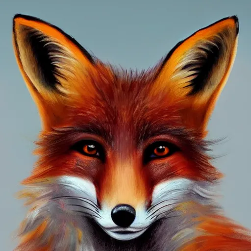 Prompt: portrait of a fox wearing a tiara, wreath flowers, fantasy art, d & d, trending on artstation, beautiful art, highly detailed