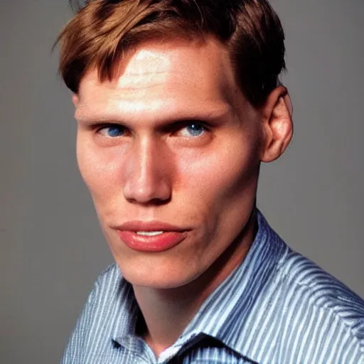 Image similar to A photograph of Jerma985 with short hair who looks like Jerma985 in the 2010s, Jerma985, looks like Jerma985, taken in the late 2010s, taken on a 2010s Camera, realistic, hyperrealistic, very realistic, highly detailed, very detailed, extremely detailed, detailed, digital art, trending on artstation, headshot and bodyshot, detailed face, very detailed face, very detailed face