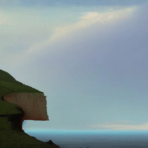 Image similar to seven sisters cliff, by arkhip kuindzhi, detailed, artstation