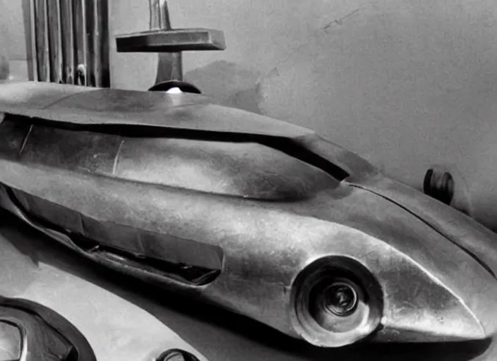 Image similar to vehicle from the 1952 science fiction film Blade Runner