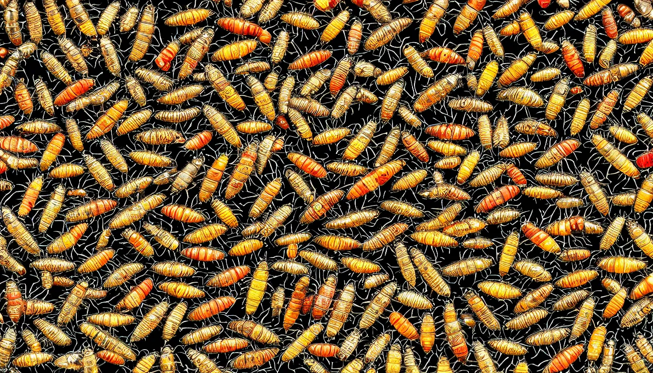 Image similar to close up insects, full colour, upscale, 8 k, masterpiece