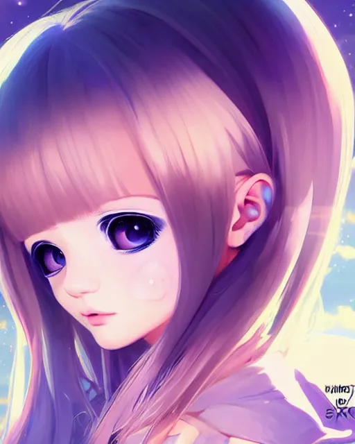 Prompt: portrait anime space cadet girl cute - fine - face, pretty face, realistic shaded perfect face, fine details. anime. realistic shaded lighting by ilya kuvshinov nad 4 r and serafleur and rossdraws giuseppe dangelico pino and michael garmash and rob rey, iamag premiere, aaaa achievement collection, elegant, fabulous, eyes open in wonder