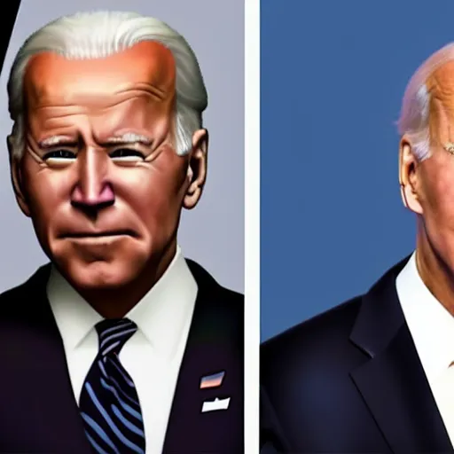 Image similar to joe biden and darth vader in the style of a gta 5 loading screen