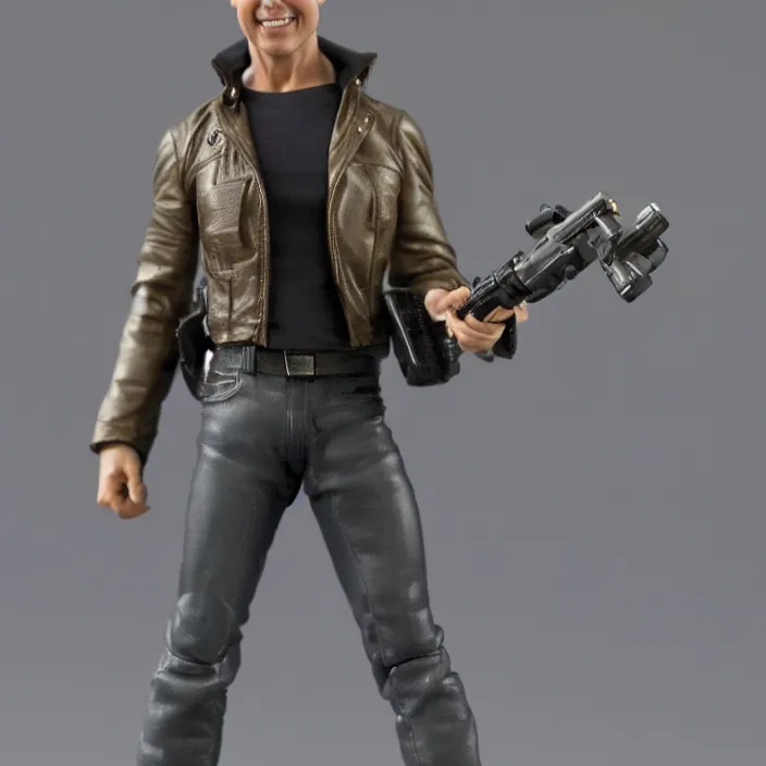 Prompt: tom cruise, a goodsmile figure of tom cruise, figurine, detailed product photo,