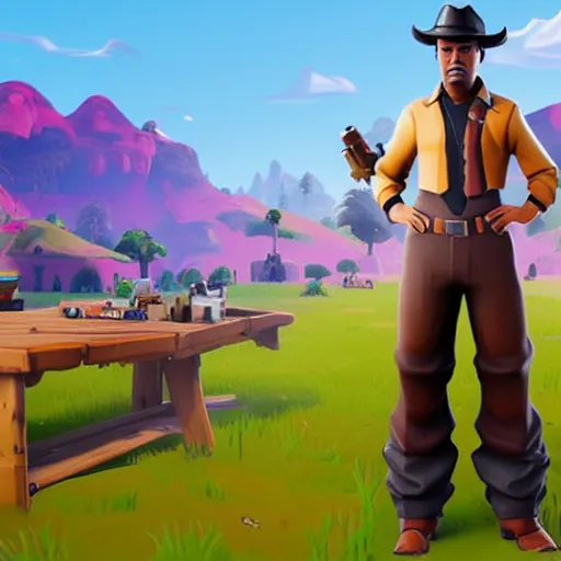 Prompt: gaucho skin on fortnite