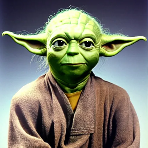 Image similar to Actor headshot for Yoda, vintage 1980s photograph