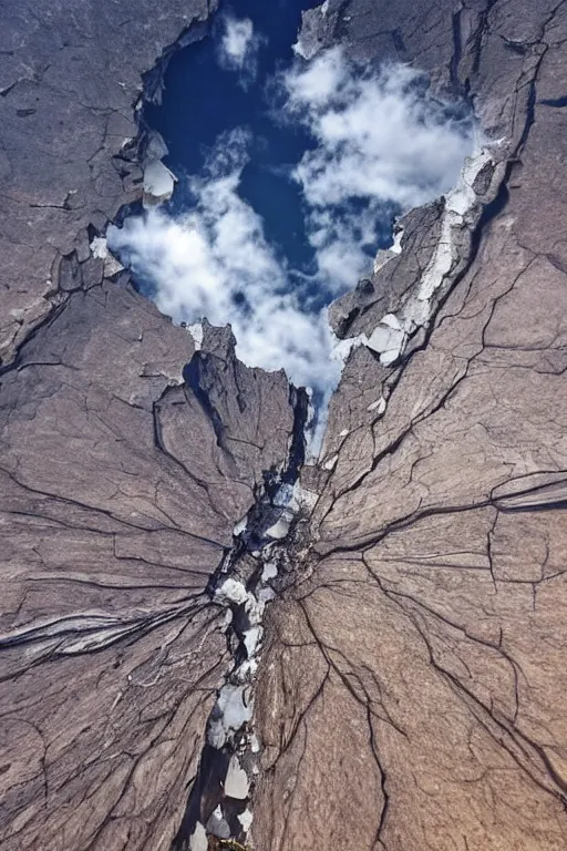 Image similar to photograph of giant crack!!!!!!!!! in! the! clouds!!!!!!!!!!!!!!!!!! above southern california city