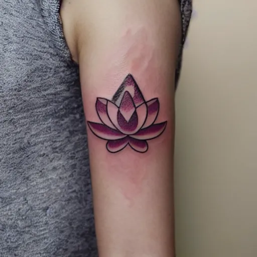 Image similar to small lotus tattoo