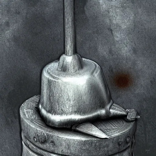 Image similar to an medieval anvil, detailed digital art, fantasy style