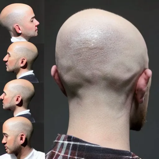 Prompt: bald gang
