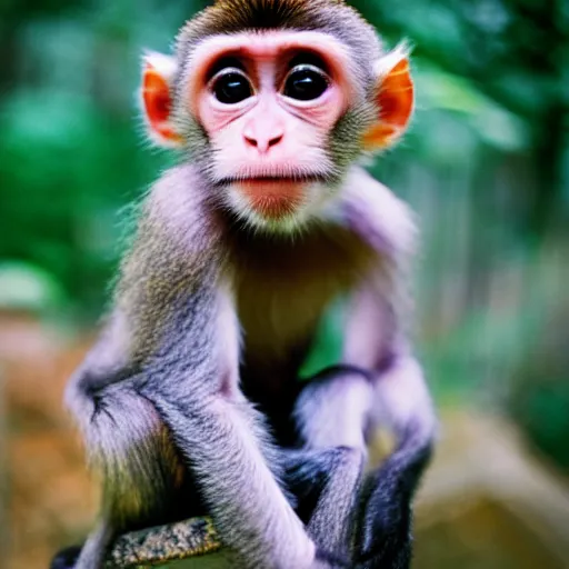 Image similar to cute baby monkey photo, KODAK Ektar 100