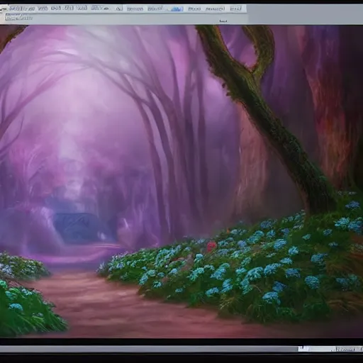 Image similar to ultra detailed and realistic painting of the life after death inspired by very beautiful cute and colored disney movie backgrounds, rendered in 8 k unreal engine