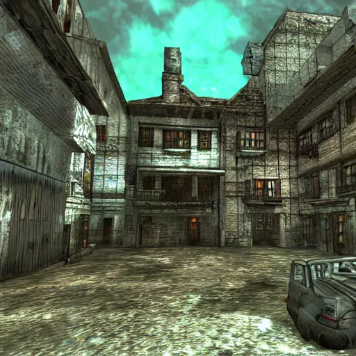 Image similar to Resident Evil Village if it had been a PS1 game