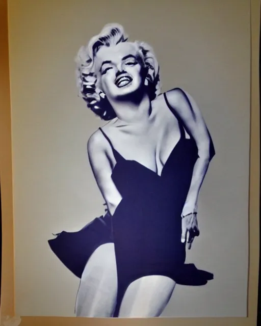 Image similar to donald trump as marilyn monroe flying skirt pose, by sam shaw, realistic, detailed