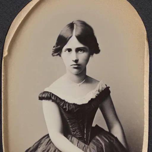 Image similar to photo of a beautiful and young princess, circa 1 8 6 1