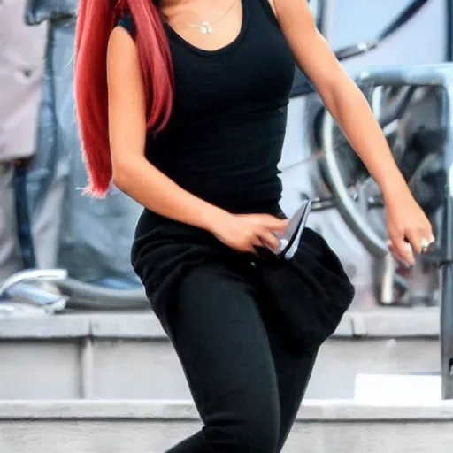 Prompt: ariana grande aged to 4 0 years old, full body, high fidelity, 8 k
