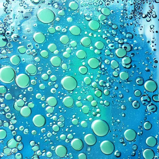 Image similar to abstract water art with bubbles