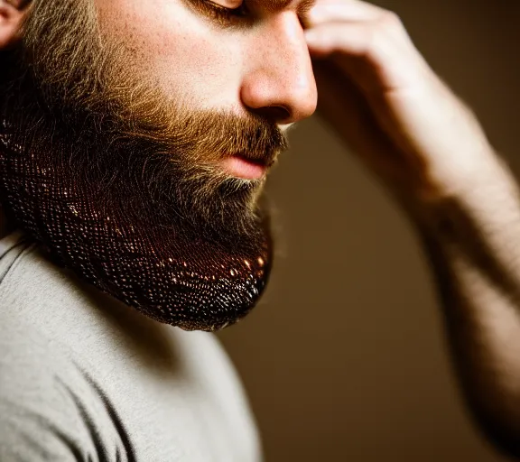 Image similar to a portrait of bearded snake. intricate. lifelike. soft light. sony a 7 r iv 5 5 mm. cinematic post - processing