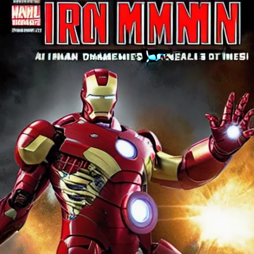 Image similar to iron man holding thousands hammer