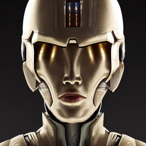 Prompt: portrait of an alien soldier, renaissance style, star wars character, volumetric lights, symmetry, headpiece, trending on artstation, sharp focus, leica, studio photo, intricate details, highly detailed