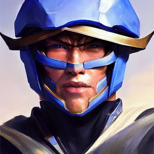 Image similar to greg manchess portrait painting of raiden from mortal kombat as overwatch character, medium shot, asymmetrical, profile picture, organic painting, sunny day, matte painting, bold shapes, hard edges, street art, trending on artstation, by huang guangjian and gil elvgren and sachin teng