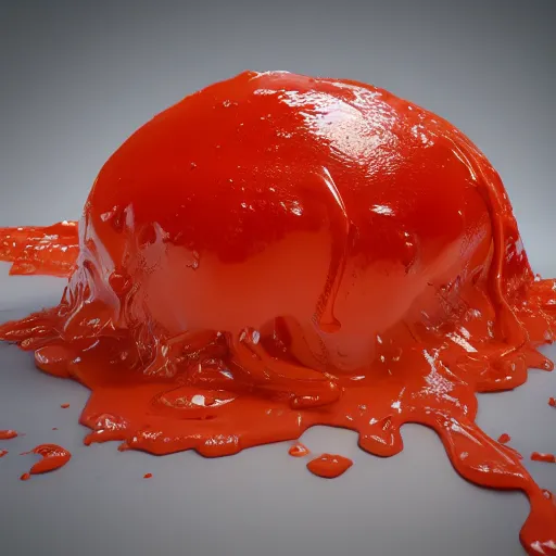 Image similar to hyper real 8 k melting slime