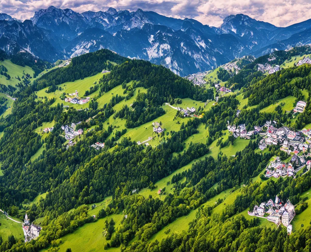 Image similar to 8K Photograph of Austria Landscape