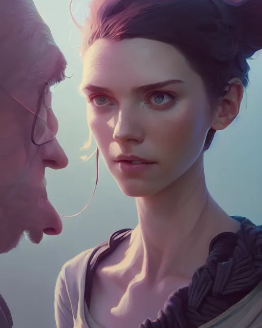 Image similar to highly detailed vfx portrait of else, unreal engine, greg rutkowski, loish, rhads, beeple, makoto shinkai and lois van baarle, ilya kuvshinov, rossdraws, tom bagshaw, alphonse mucha, global illumination, detailed and intricate environment