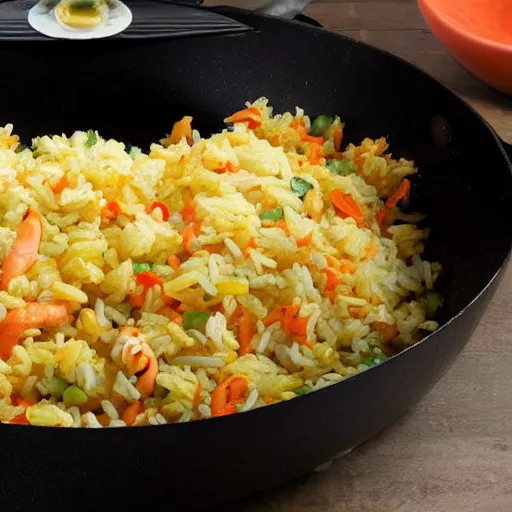 Image similar to a shrimp frying rice