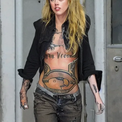 Johnny Depp changes Amber Heard tattoo from 'Slim' to 'Scum' - UPI.com