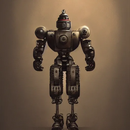 Image similar to robot by Eddie Mendoza in style of Jimmy Nelson