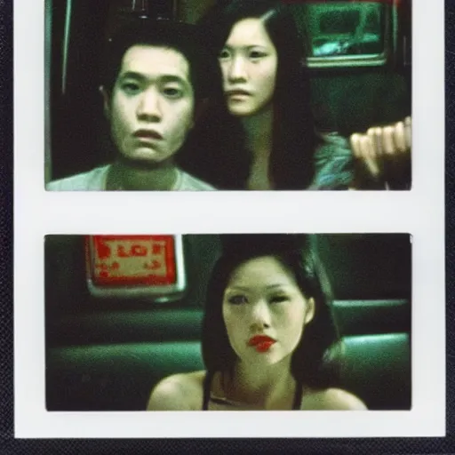 Prompt: Polaroid by Wong Kar-Wai