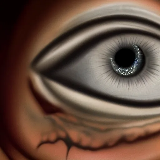 Prompt: The eyes of death, photo realistic, 4k high definition