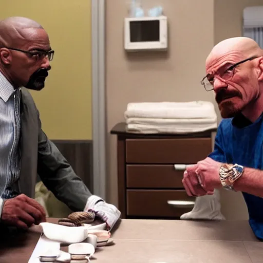 Image similar to walter white meets walter black, his african american version