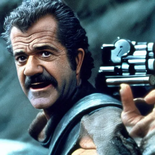 Image similar to Mel Gibson starring in Star Wars