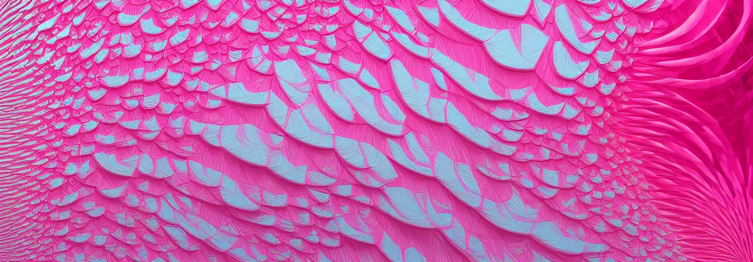 Prompt: 3d mandelbulb fractal of a flamingo, Flamingo, 3d mandelbulb fractal, visual depth, high quality, shadowing, fractal render, pink, white, 4k, 8k