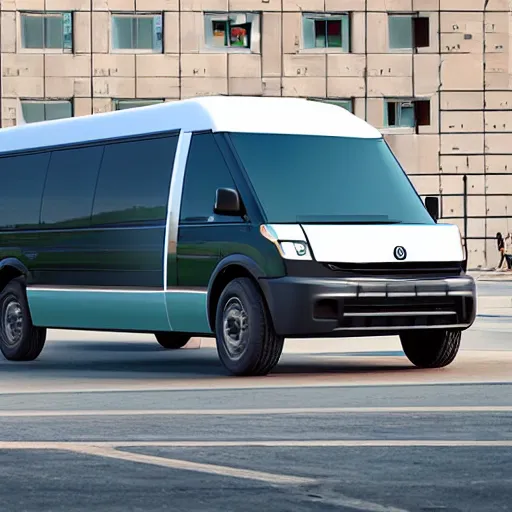 Image similar to an apple inc designed travel van