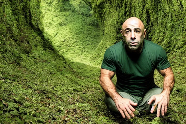 Image similar to joe rogan in green hell