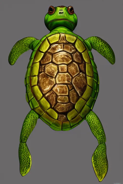 Image similar to high res humanoid turtle