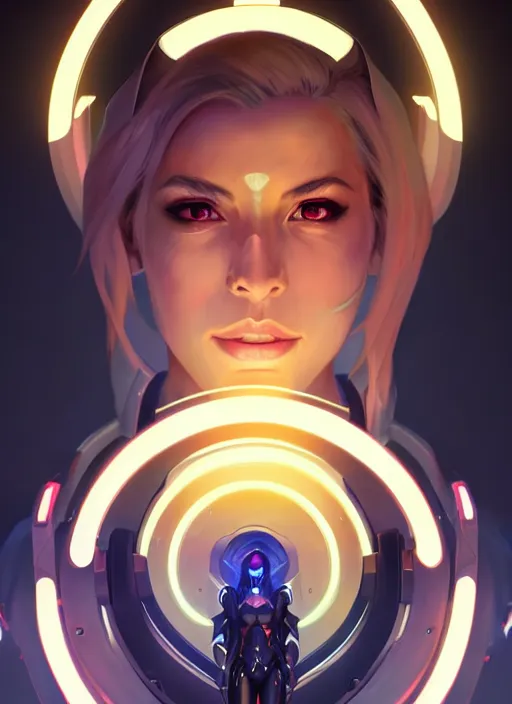 Prompt: symmetry portrait of mercy from overwatch as a male man, sci - fi, tech wear, glowing lights intricate, elegant, highly detailed, digital painting, artstation, concept art, smooth, sharp focus, illustration, art by artgerm and greg rutkowski and alphonse mucha