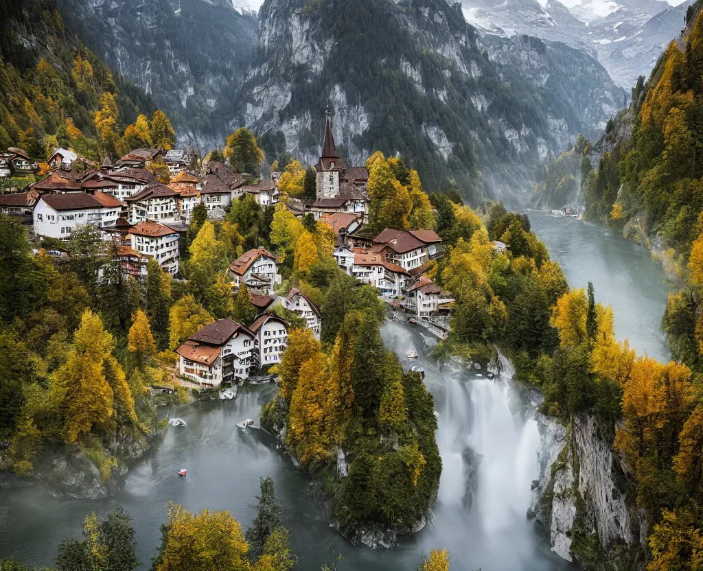 Prompt: Award-Winning Switzerland photograph