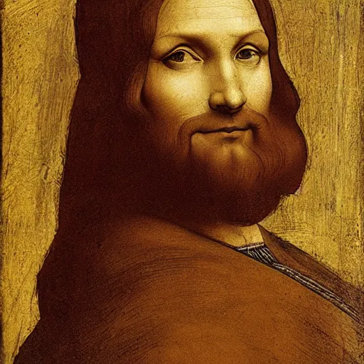 Image similar to Leonardo da Vinci portrait of Felix Kjellberg